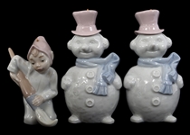 LLADRO PORCELAIN FIGURINES - LOT OF 5
