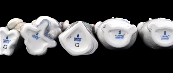 LLADRO PORCELAIN FIGURINES - LOT OF 5
