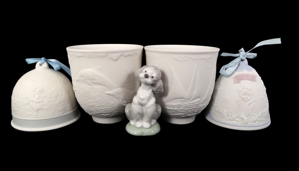 LLADRO PORCELAIN FIGURINES - LOT OF 5