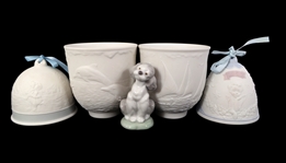 LLADRO PORCELAIN FIGURINES - LOT OF 5