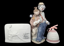 LLADRO PORCELAIN FIGURINES - LOT OF 3