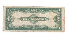 1923 US $1 BLUE SEAL SILVER CERTIFICATE HORSE BLANKET