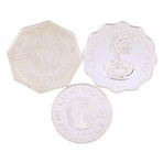 STERLING SILVER WORLD CASINO TOKENS BY FRANKLIN MINT