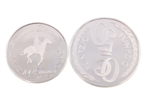 STERLING SILVER WORLD CASINO TOKENS BY FRANKLIN MINT