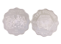 STERLING SILVER WORLD CASINO TOKENS BY FRANKLIN MINT